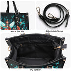 Cowgic Cardinals Appear When Angels Are Near Leather Handbag