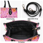 Cowgic Running Against The Wind Truck Leather Handbag