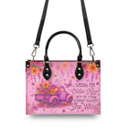 Cowgic Running Against The Wind Truck Leather Handbag