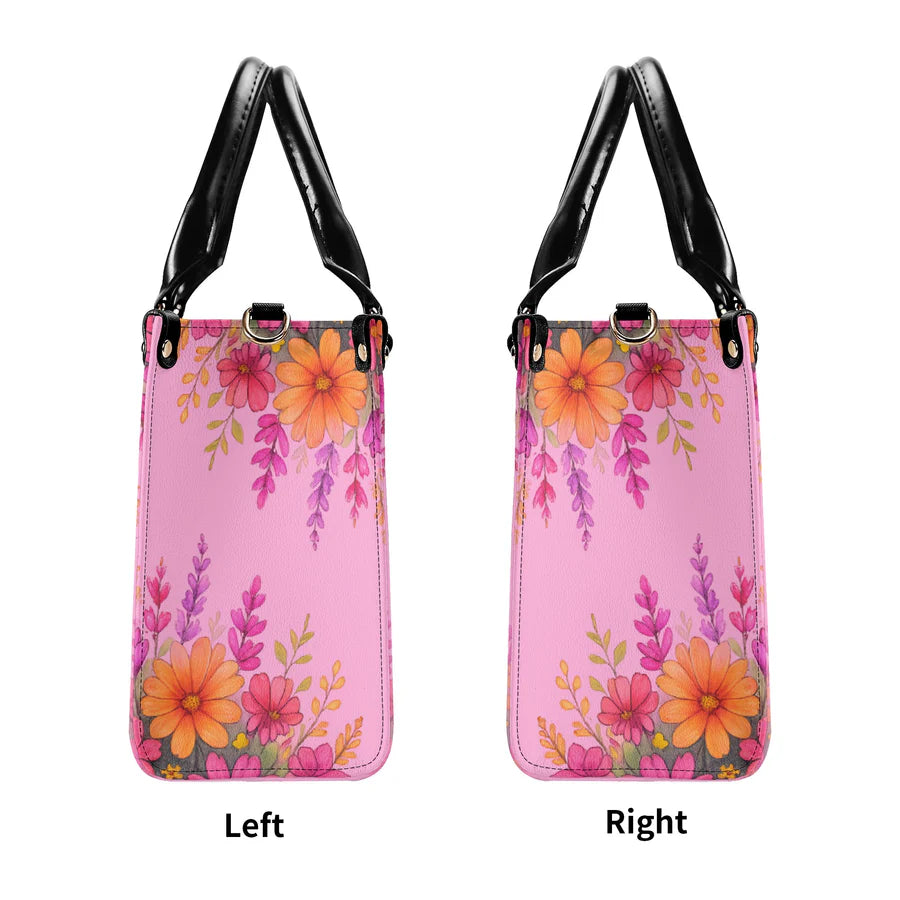 Cowgic Running Against The Wind Truck Leather Handbag