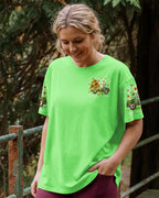 Cowgic Jesus Take The Wheel Truck Sunflower Women's All Over Print Shirt