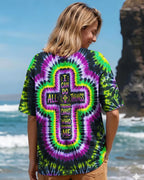 Cowgic I Can Do All Things Through Christ Cross Women's All Over Print