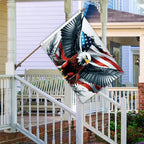 Cowgic Independence Day Flag Porch Flag, Outdoor Party Decoration Flag, July 4th Celebration Decoration