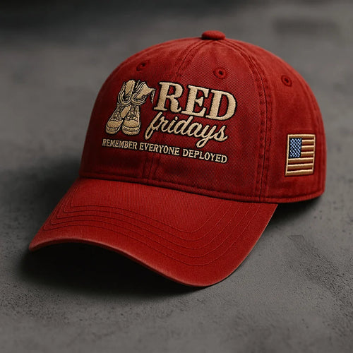 250th Anniversary RED Friday Hat, Remember Everyone Deployed Cap, Patriotic Veteran Military Support Hat, Multi Color USA Cap