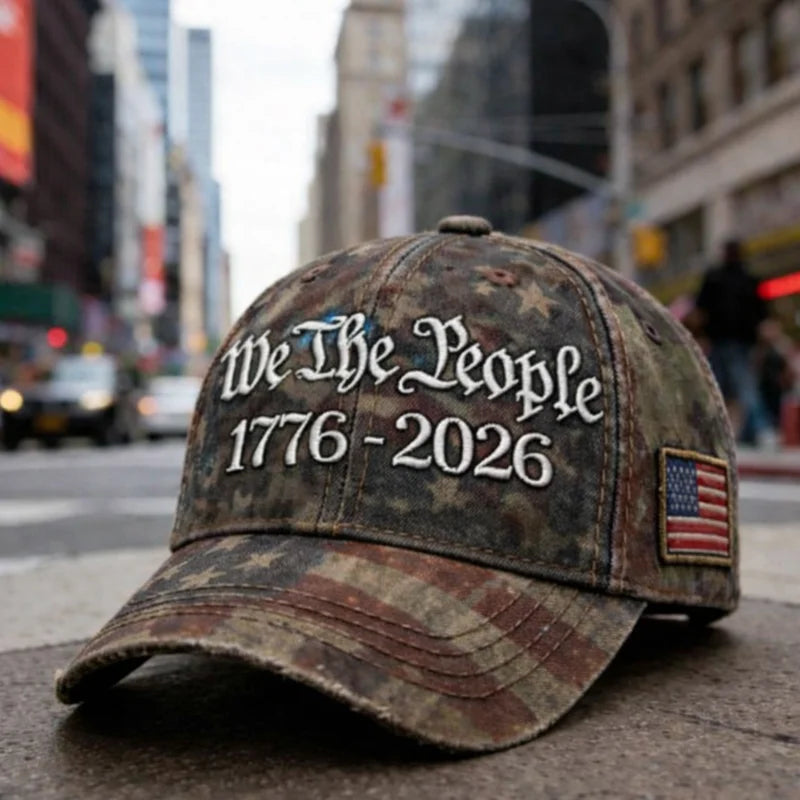 Cowgic US Retro 250th Anniversary Casual Printed Hat