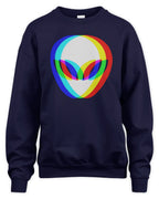 Cowgic Alien Head Trippy Vaporwave Techno Rave EDM Music Festival