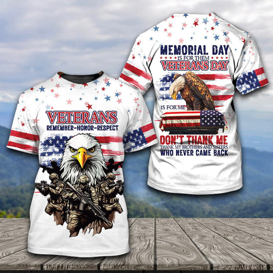 Cowgic Veterans Day Is For Me All Over Print Apparel