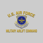 Cowgic U.S. AIR FORCE Custom Printed Cap - Military Airlift Command - Embroidered Cap for Veterans