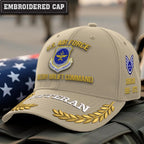 Cowgic U.S. AIR FORCE Custom Printed Cap - Military Airlift Command - Embroidered Cap for Veterans