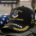 Cowgic U.S. AIR FORCE Custom Printed Cap - Military Airlift Command - Embroidered Cap for Veterans