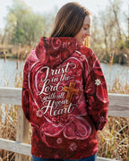 Cowgic Trust In The Lord With All Your Heart Women's All Over Print Shirt
