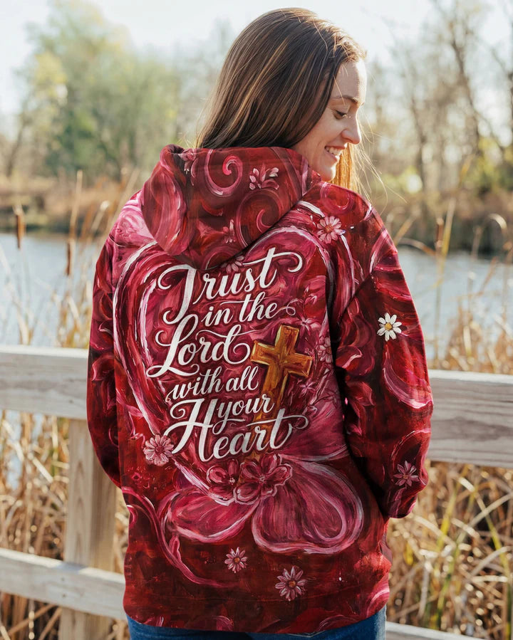 Cowgic Trust In The Lord With All Your Heart Women's All Over Print Shirt