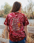 Cowgic Trust In The Lord With All Your Heart Women's All Over Print Shirt