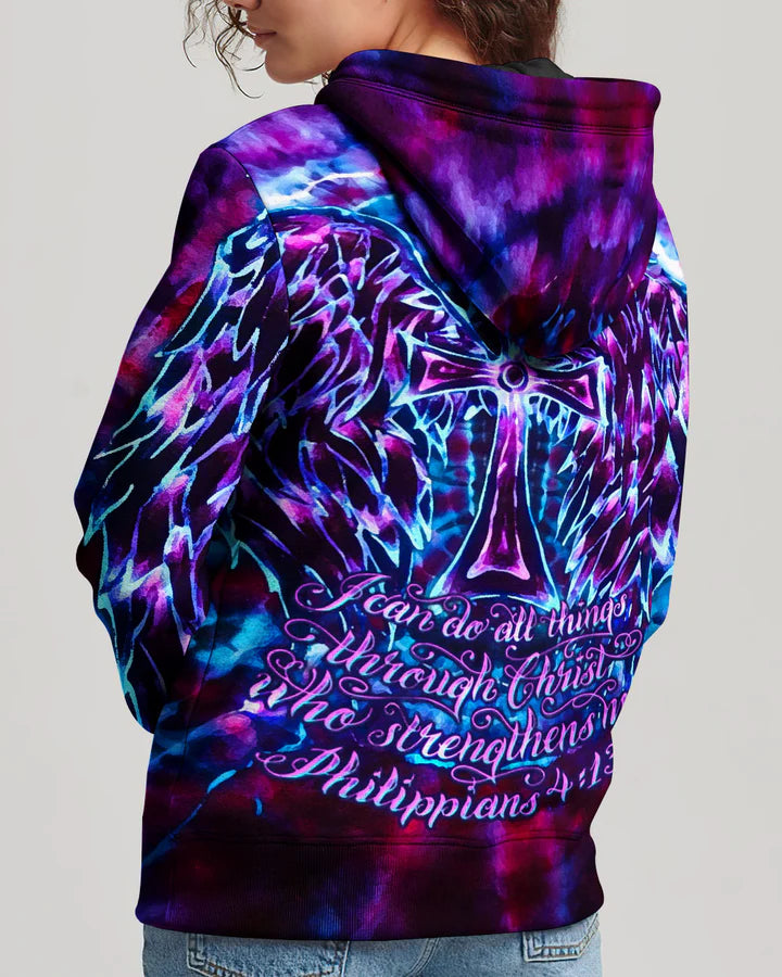 Cowgic Faith In Light Wing Cross Swirl Women's All Over Print Shirt