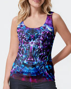 Cowgic Faith In Light Wing Cross Swirl Women's All Over Print Shirt