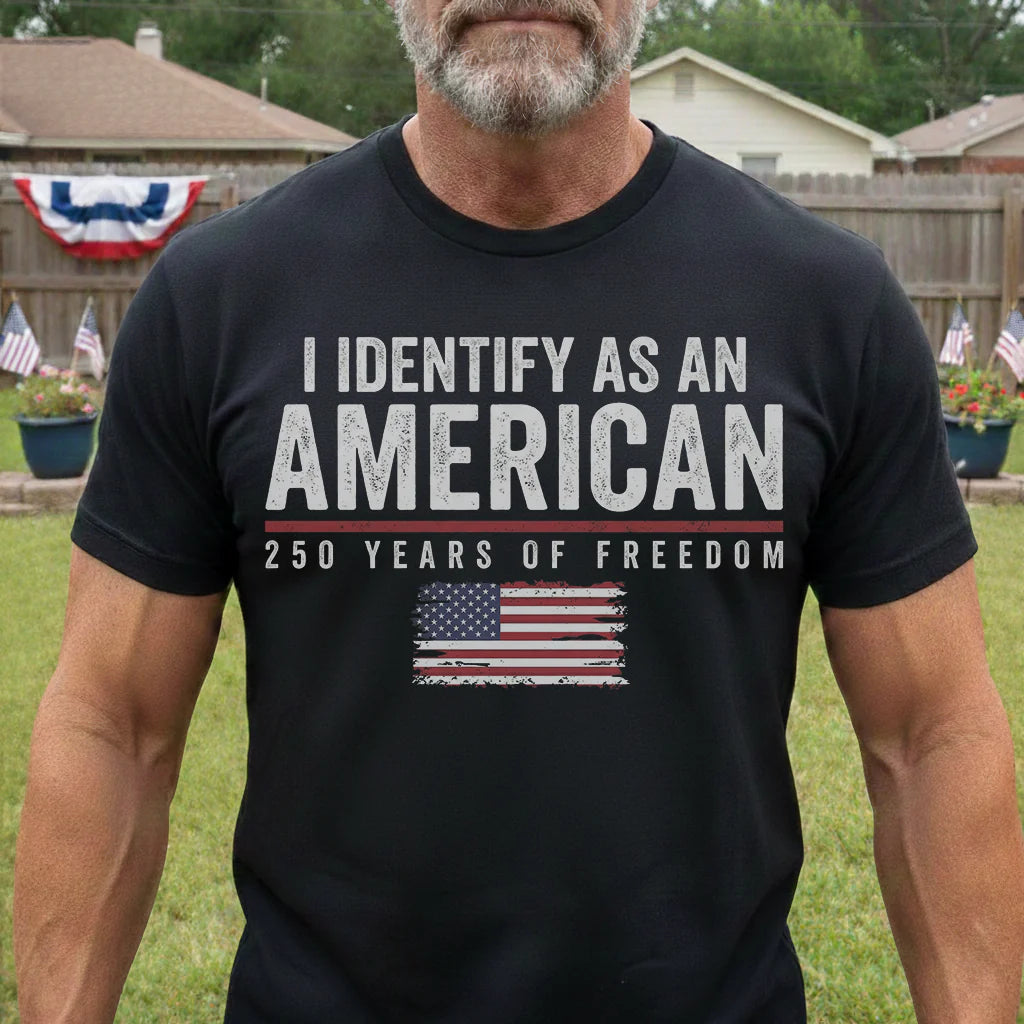 Cowgic I Identify As An American 250 Years Of Freedom