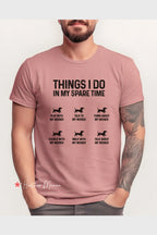Cowgic Things I Do In My Spare Time Wiener Shirt