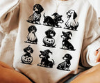 Cowgic Cute Sausage Dog Halloween Graphic