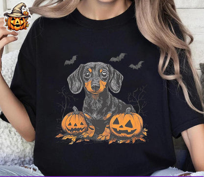 Cowgic Dachshund Halloween, Cute Wiener Dog
