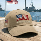 Cowgic Proud to Be American-Personalized 250th Anniversary Embroidered Cap
