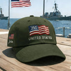 Cowgic Proud to Be American-Personalized 250th Anniversary Embroidered Cap
