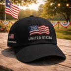 Cowgic Proud to Be American-Personalized 250th Anniversary Embroidered Cap