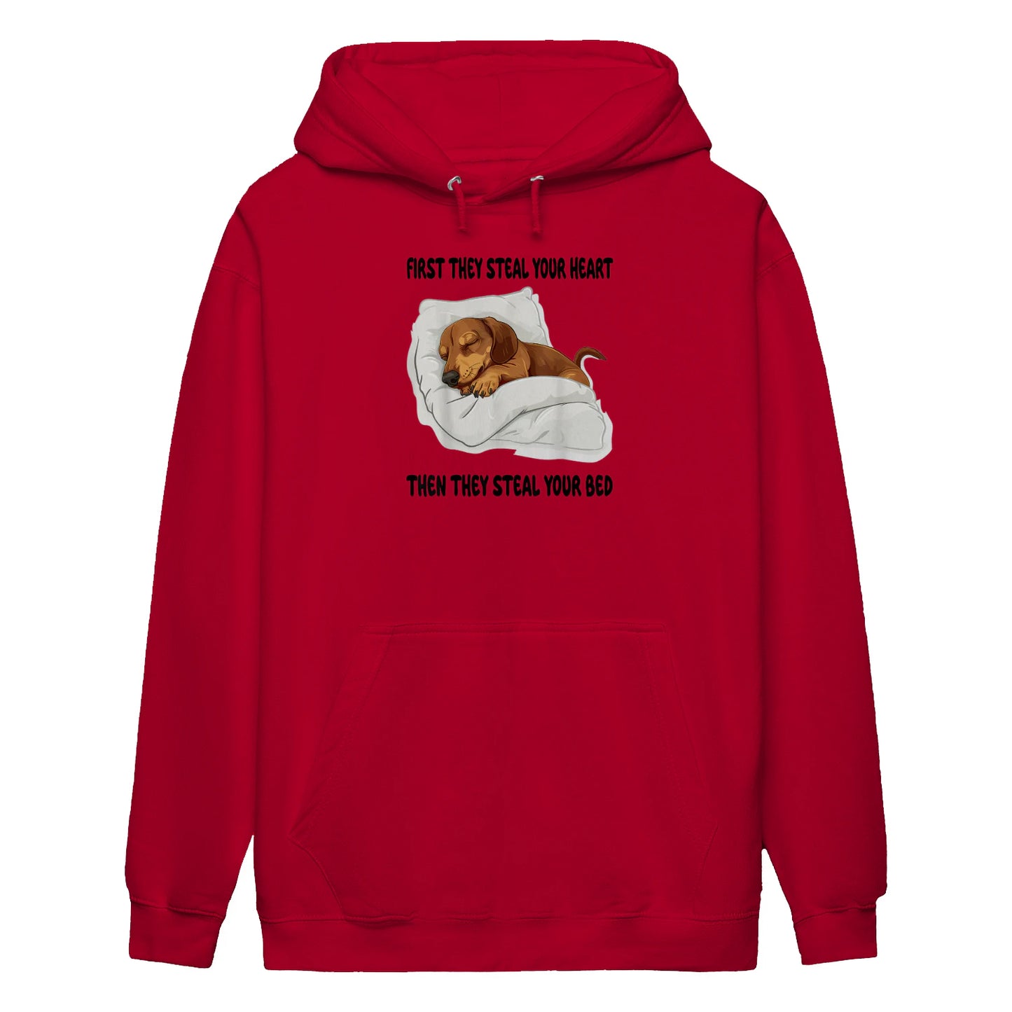 Cowgic First They Steal Your Heart Dachshund Hoodie