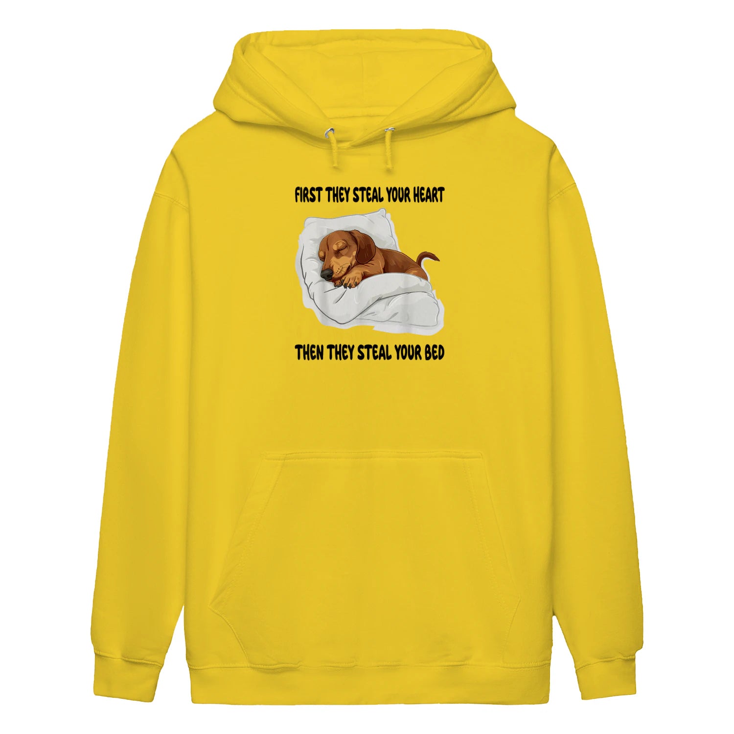 Cowgic First They Steal Your Heart Dachshund Hoodie