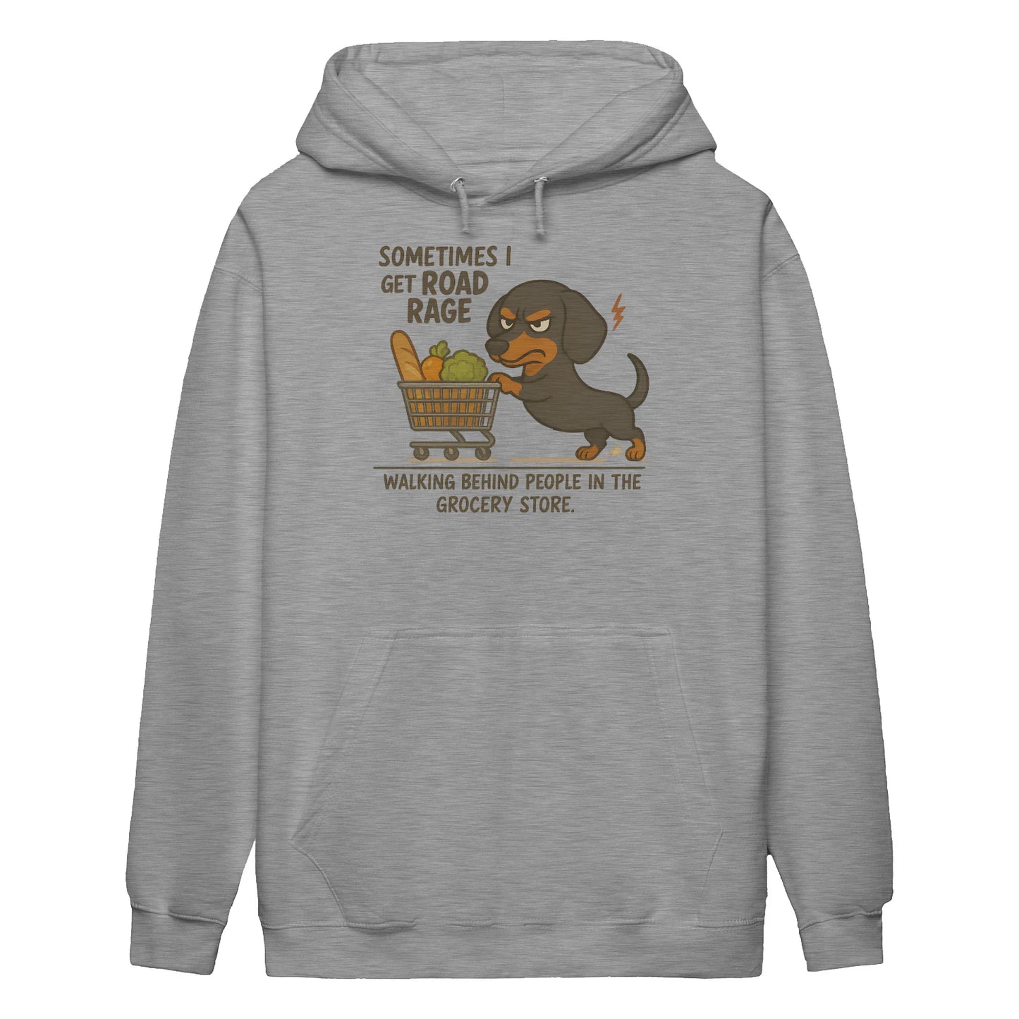 Cowgic Sometimes I Get Road Rage Dachshund Hoodie