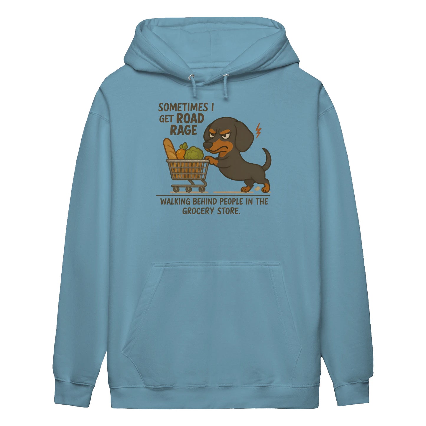 Cowgic Sometimes I Get Road Rage Dachshund Hoodie