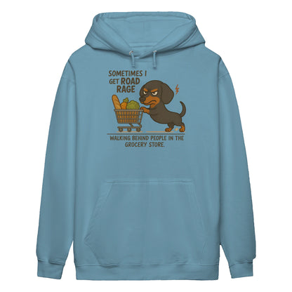 Cowgic Sometimes I Get Road Rage Dachshund Hoodie