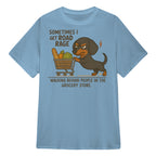Cowgic Sometimes I Get Road Rage Dachshund T-shirt