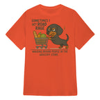 Cowgic Sometimes I Get Road Rage Dachshund T-shirt