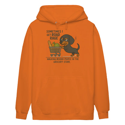 Cowgic Sometimes I Get Road Rage Dachshund Hoodie