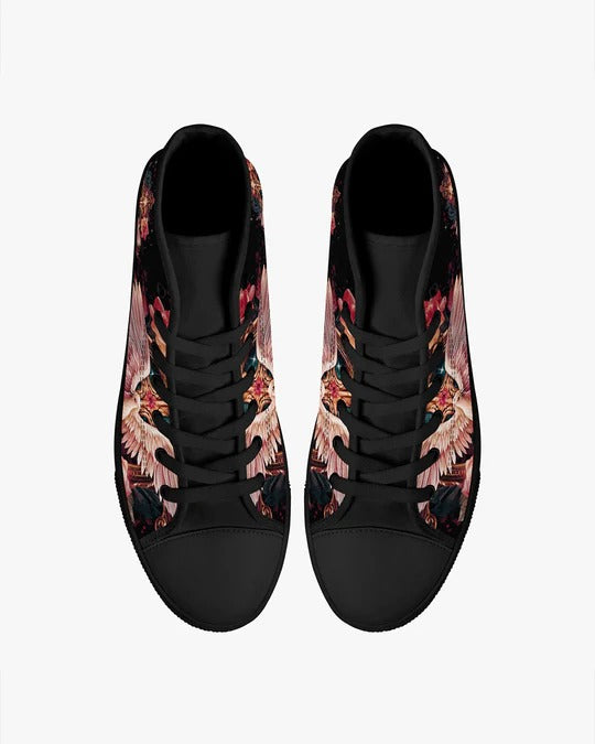 Cowgic Walk By Faith Not By Sight High Top Canvas Shoes