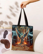 Cowgic I'm A Warrior Of God Tote Bag