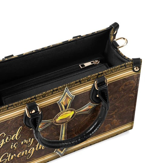 Cowgic God Is My Strength Leather Handbag