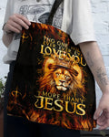 Cowgic No One Will Ever Love You More Than Jesus Tote Bag