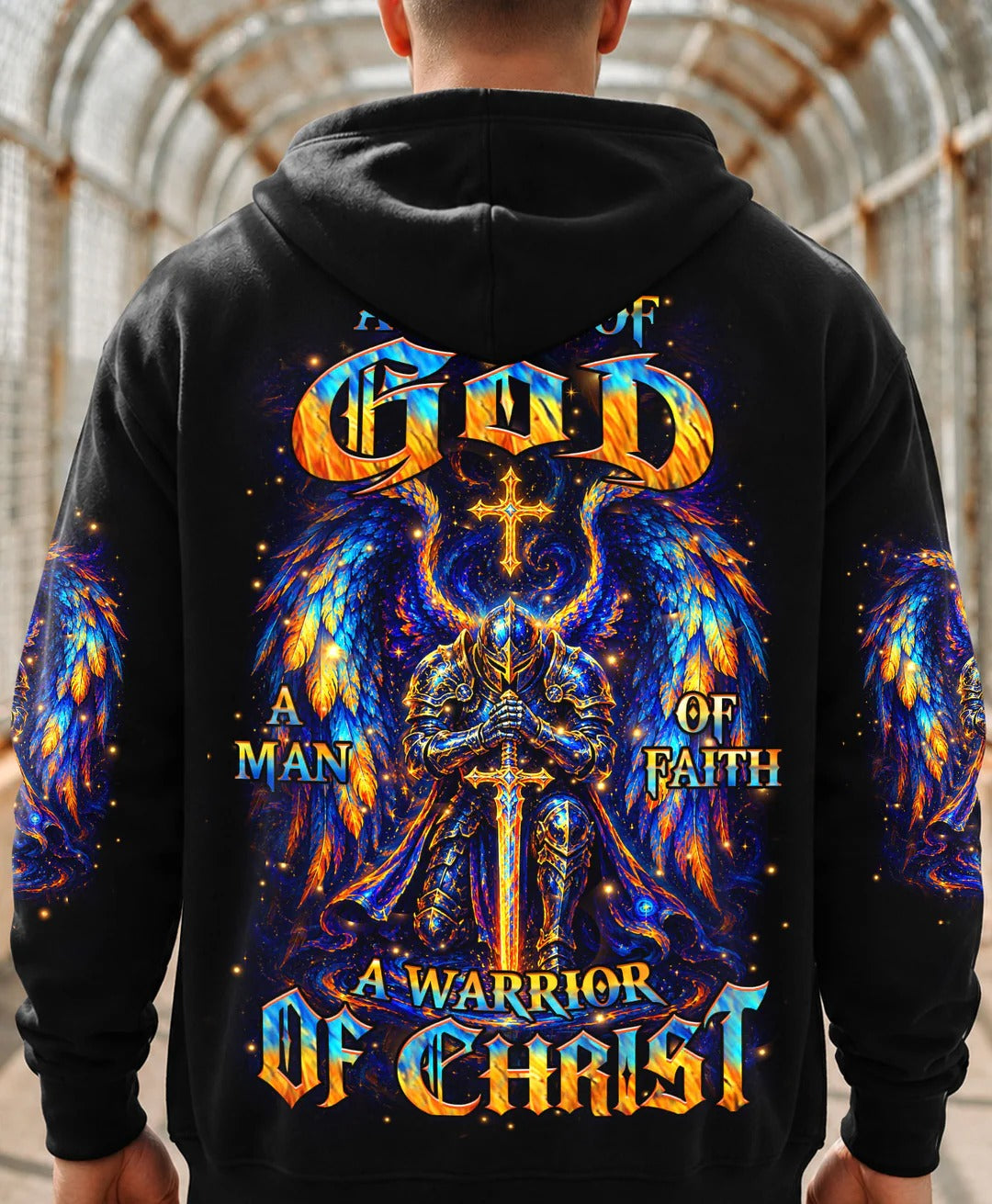 Cowgic A Warrior Of Christ Men's All Over Print Shirt