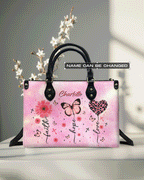 Cowgic Personalized Faith Hope Love Tie Dye Leather Handbag