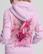 Cowgic Believe In Pink Ribbon Faith All Over Print