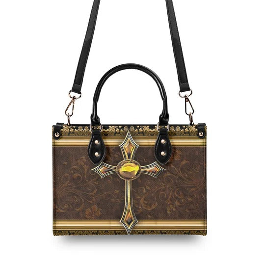 Cowgic God Is My Strength Leather Handbag