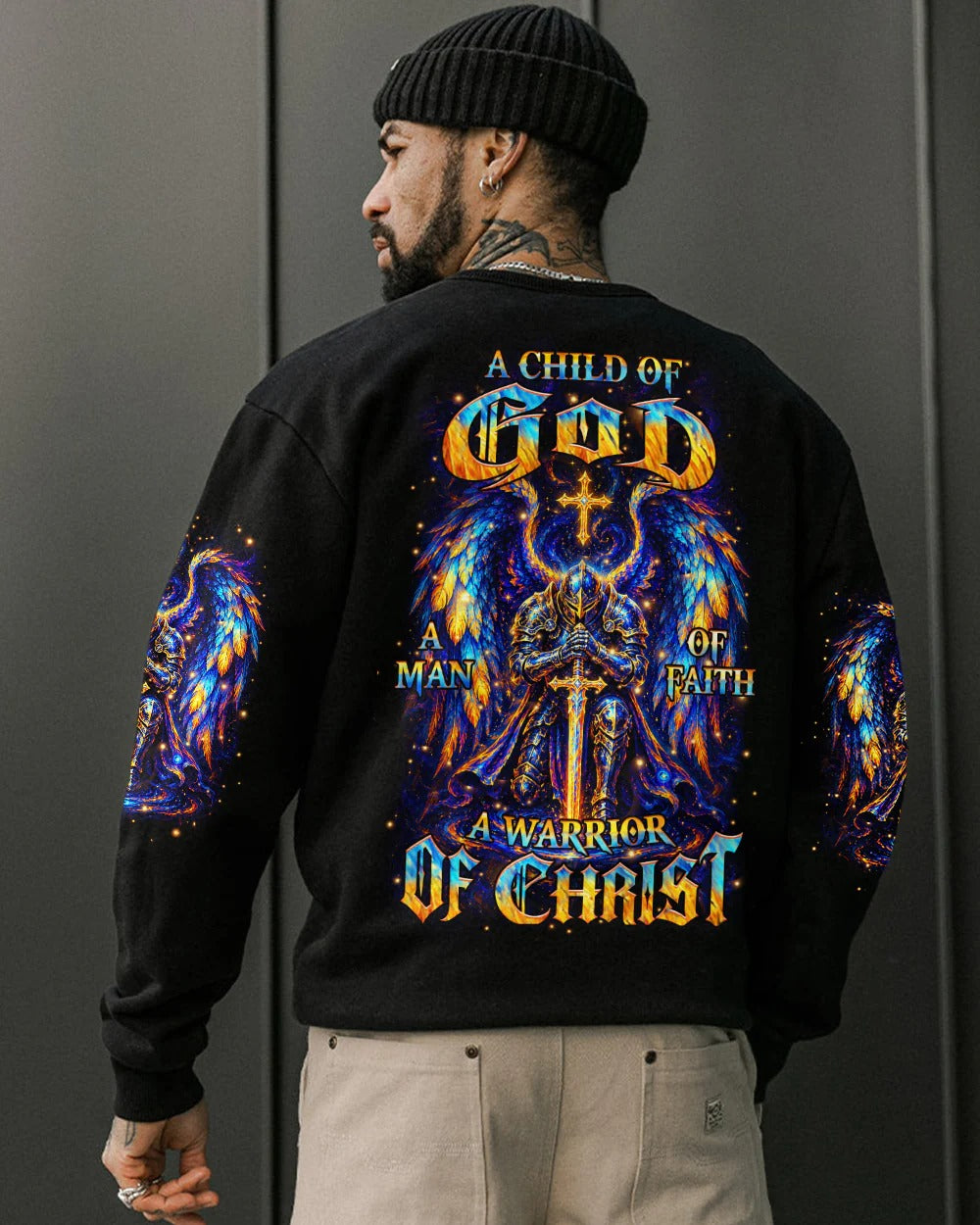 Cowgic A Warrior Of Christ Men's All Over Print Shirt