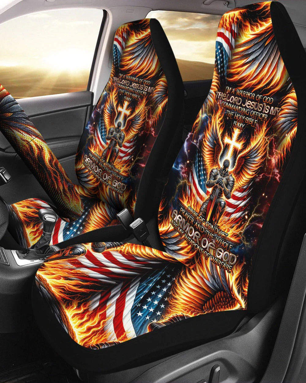 Cowgic I'm A Warrior Of God Automotive