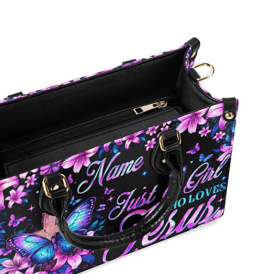 Cowgic Just A Girl Who Loves Jesus Leather Handbag