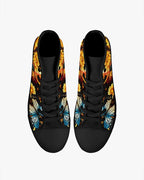 Cowgic Faith Doesn't Make Things Easy High Top Canvas Shoes
