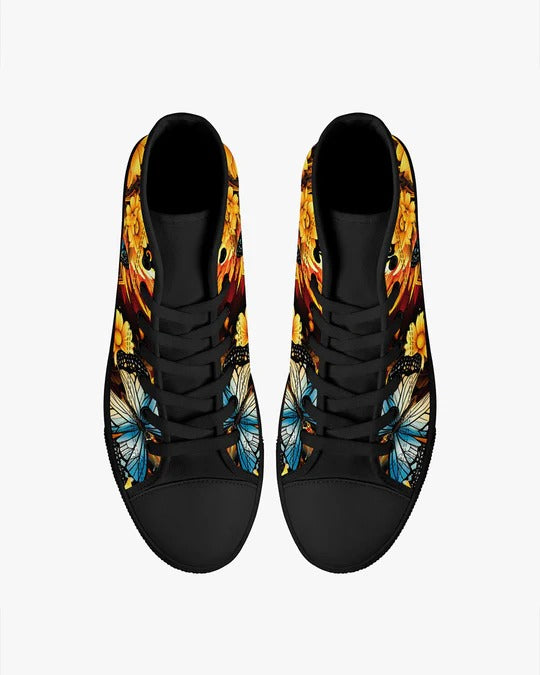 Cowgic Faith Doesn't Make Things Easy High Top Canvas Shoes