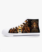 Cowgic Jesus Is The Best Lion High Top Canvas Shoes
