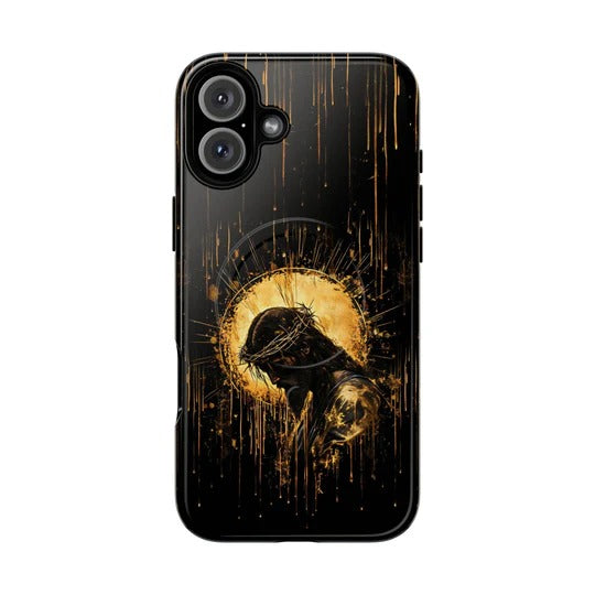 Cowgic Jesus On Cross Moon Magnetic Phone Case