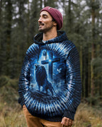 Cowgic Jesus Dropped The Charges Lion Swirl Men's All Over Print Shirt